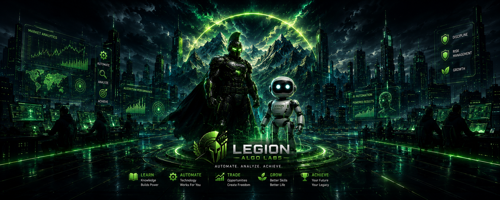 Legion HQ interface and product ecosystem